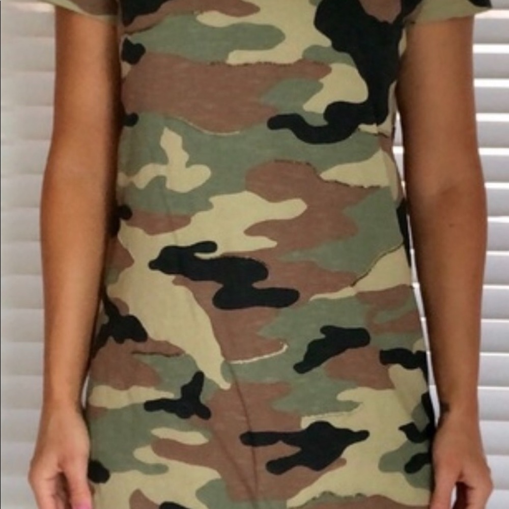 Ralph Lauren camo t-shirt dress size small